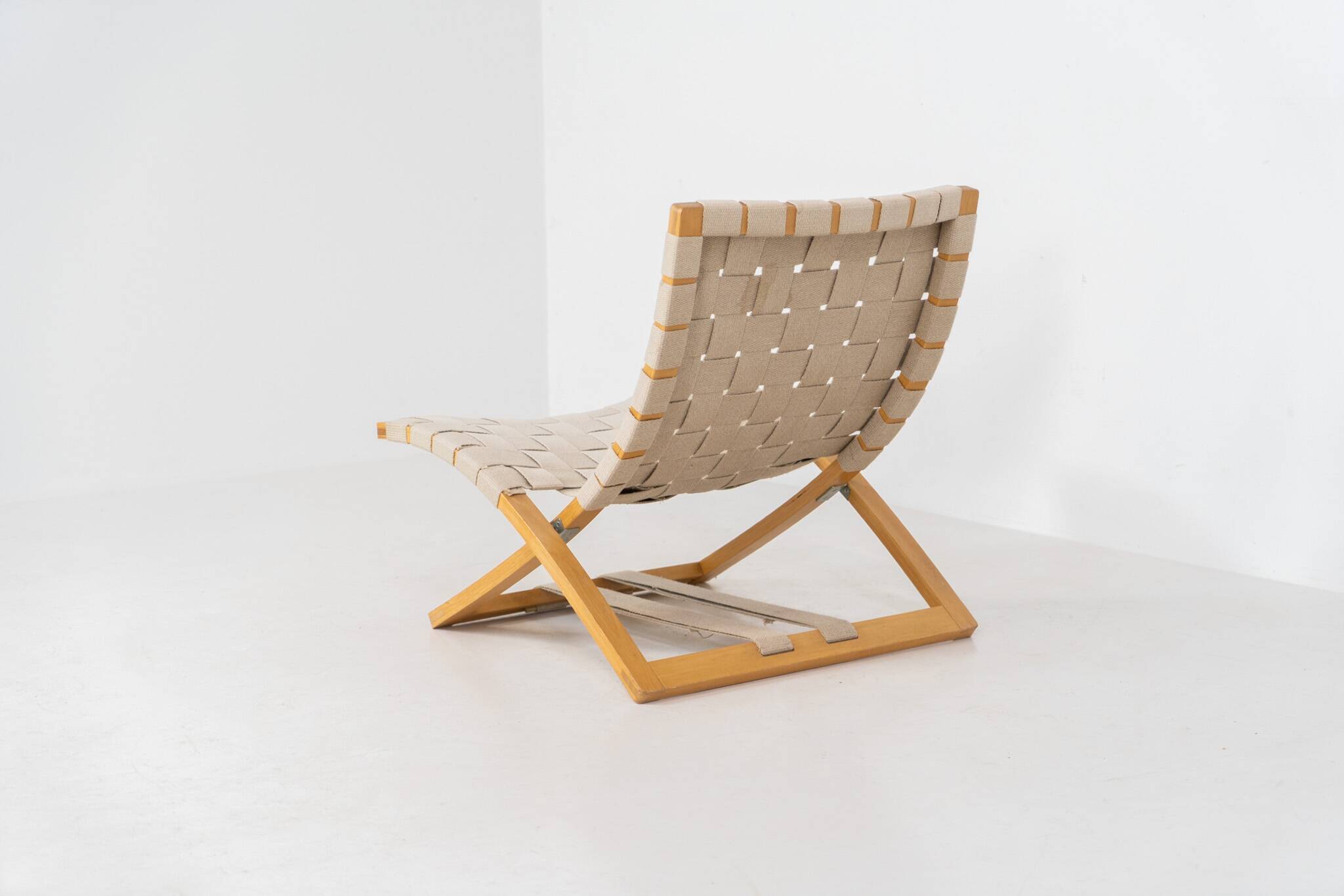 Rare folding chair by Ingmar Relling for Westnofa