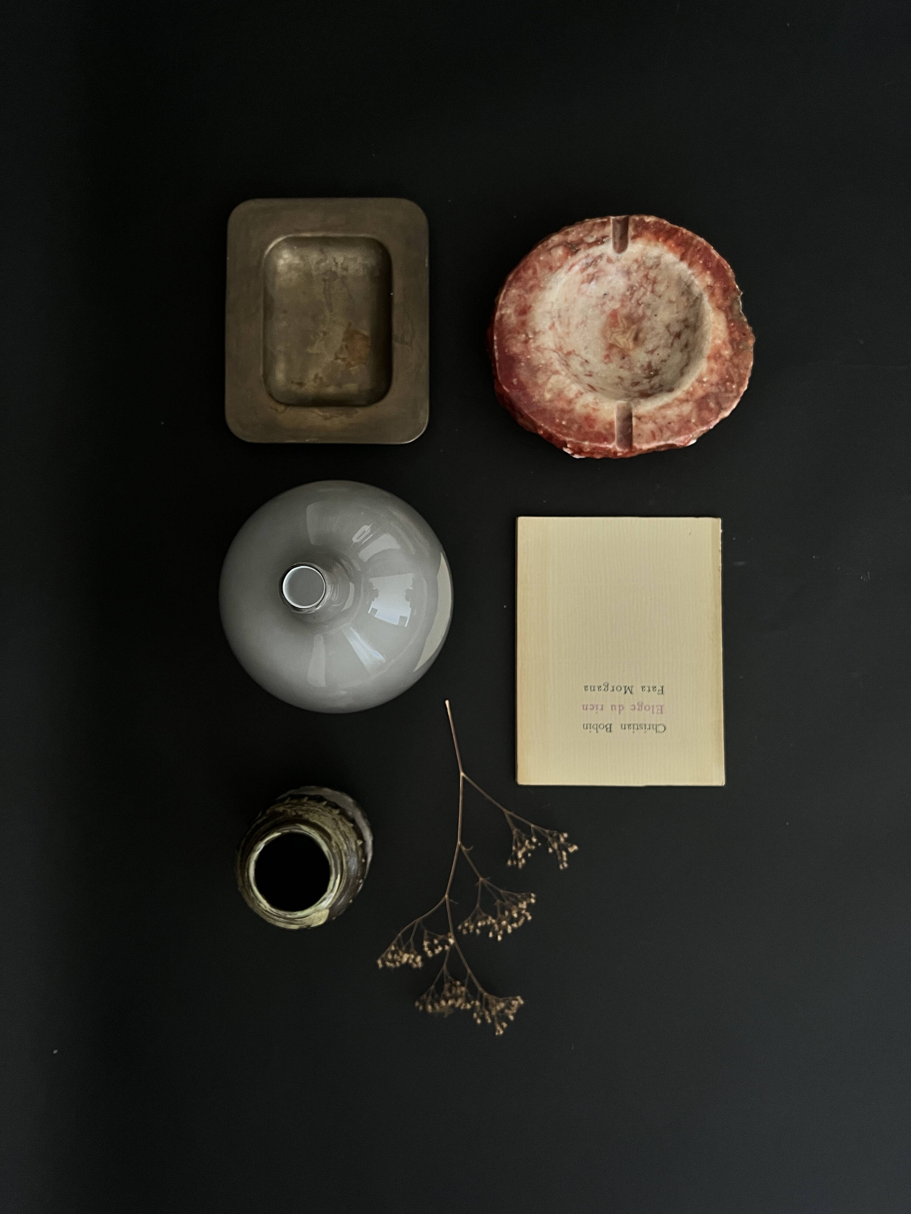 ceramic & enameled vase - Mid-century decorative arts, Germany