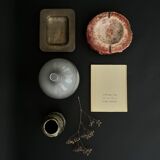 ceramic & enameled vase - Mid-century decorative arts, Germany