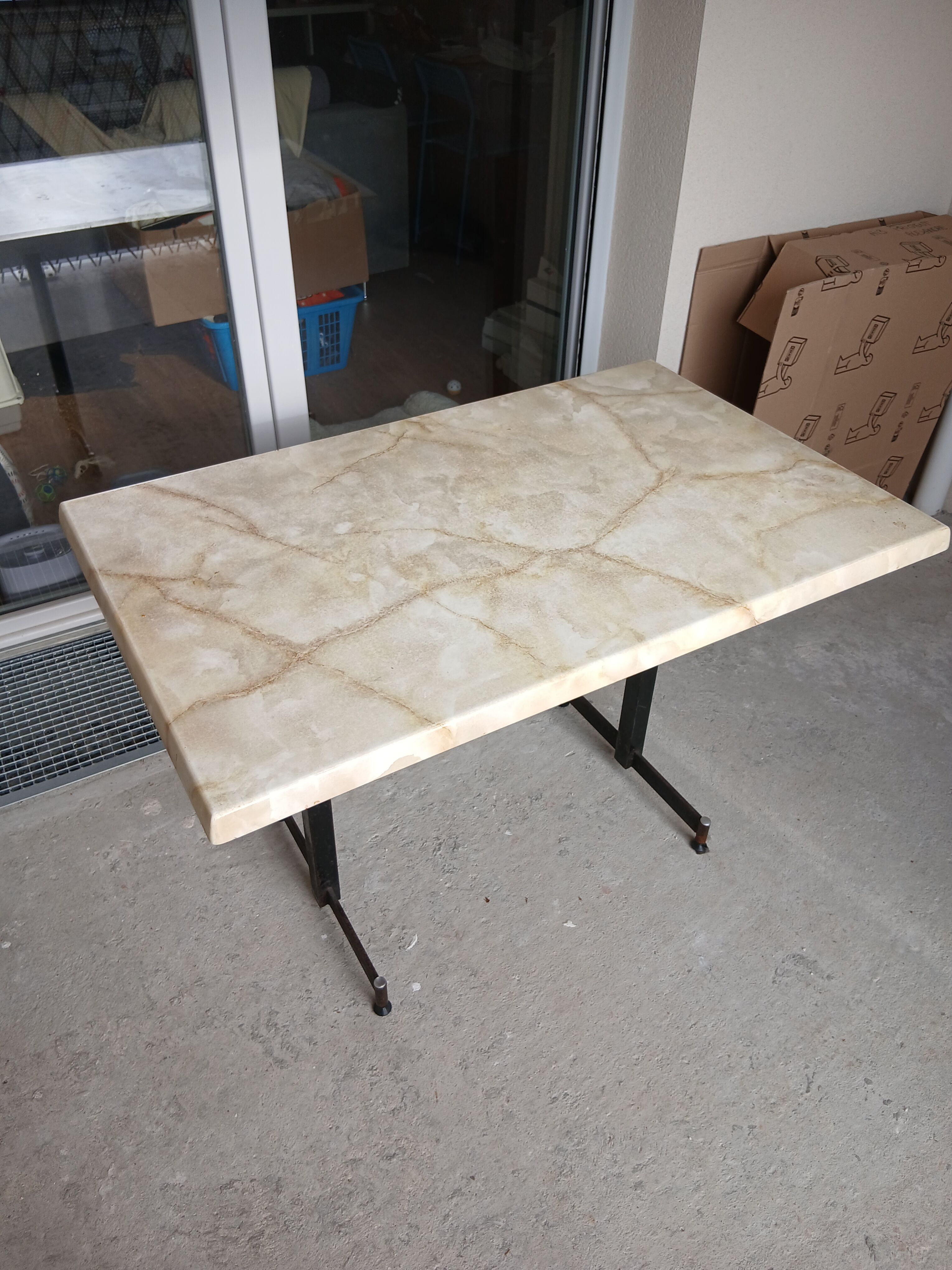 Table de bistro vintage