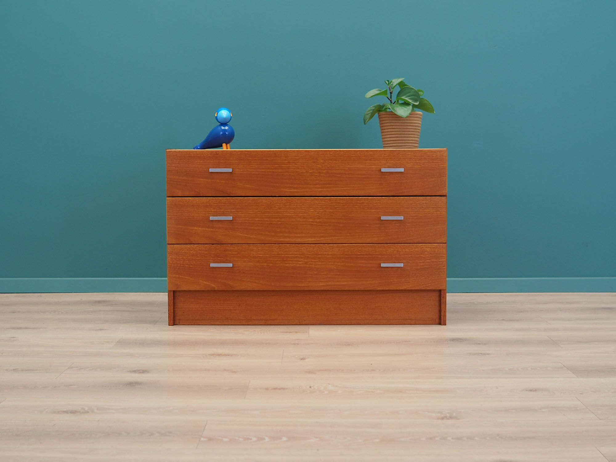 Teak chest of drawers, 1990s, Danish design, production: Denmark
