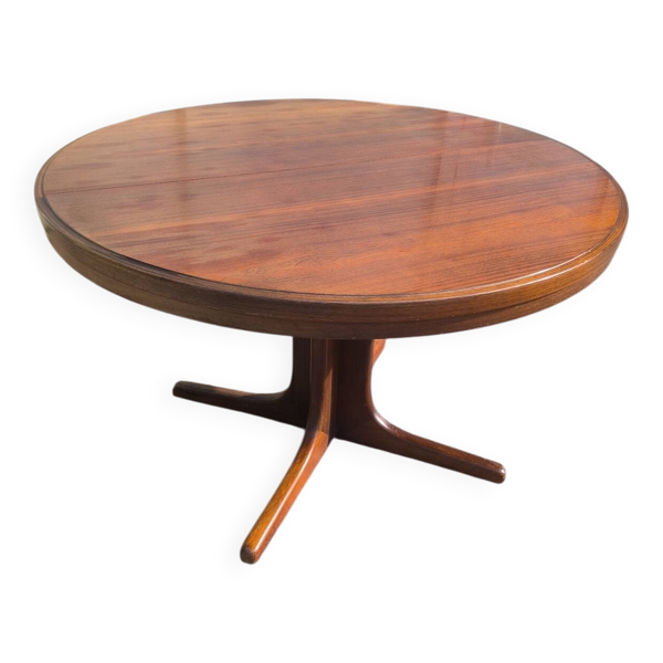 Table ronde extensible en bois