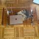 Table basse en Plexiglas Michel Dumas