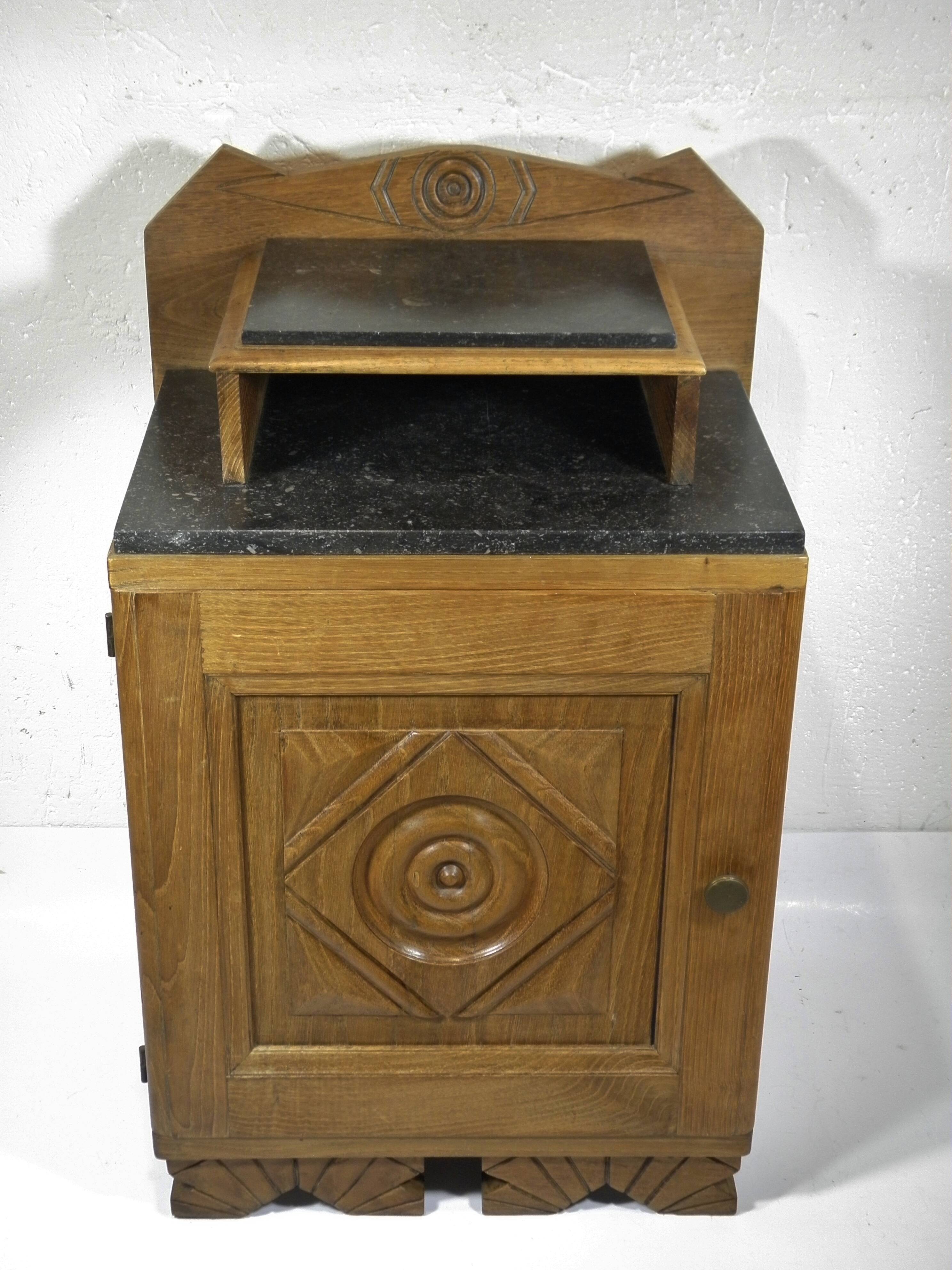 ART DECO SIDE TABLE, NEO-BRETON STYLE