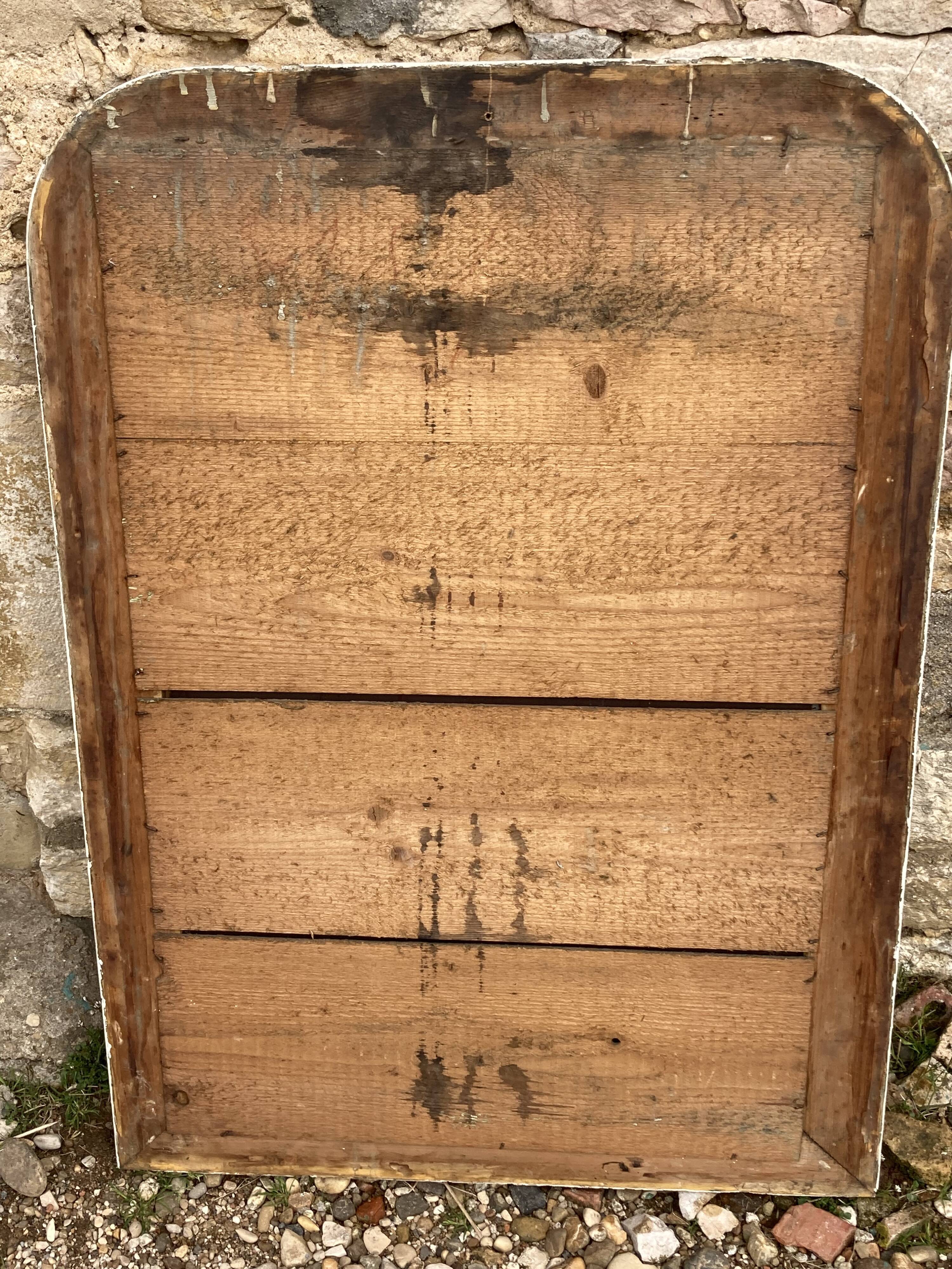 Mirror Louis Philippe white