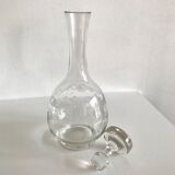 Bohemian engraved decoration Crystal decanter