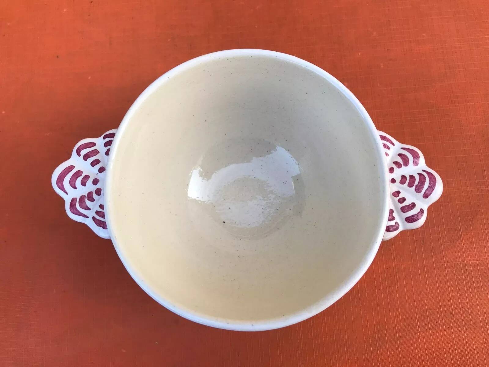 1950s Forah Ceramic Ear Bowl Atelier René Anchierri