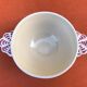 1950s Forah Ceramic Ear Bowl Atelier René Anchierri
