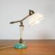 Brass and lacquered metal lamp from the 1950s.
