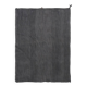 Tapis Kilim doux anthracite gris grande surface pour chambre, 147x205 cm
