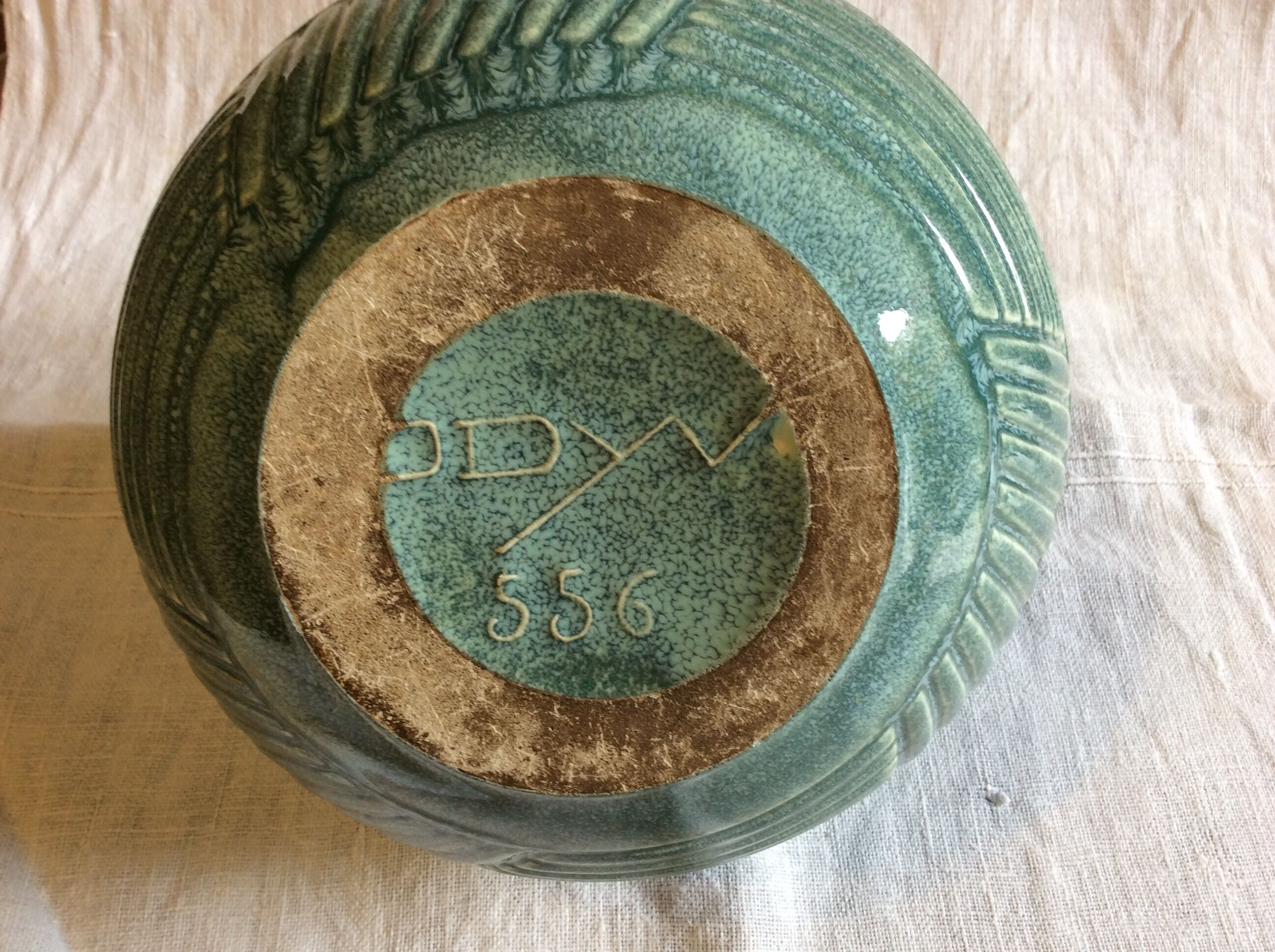 Art Deco vase signed Odyv