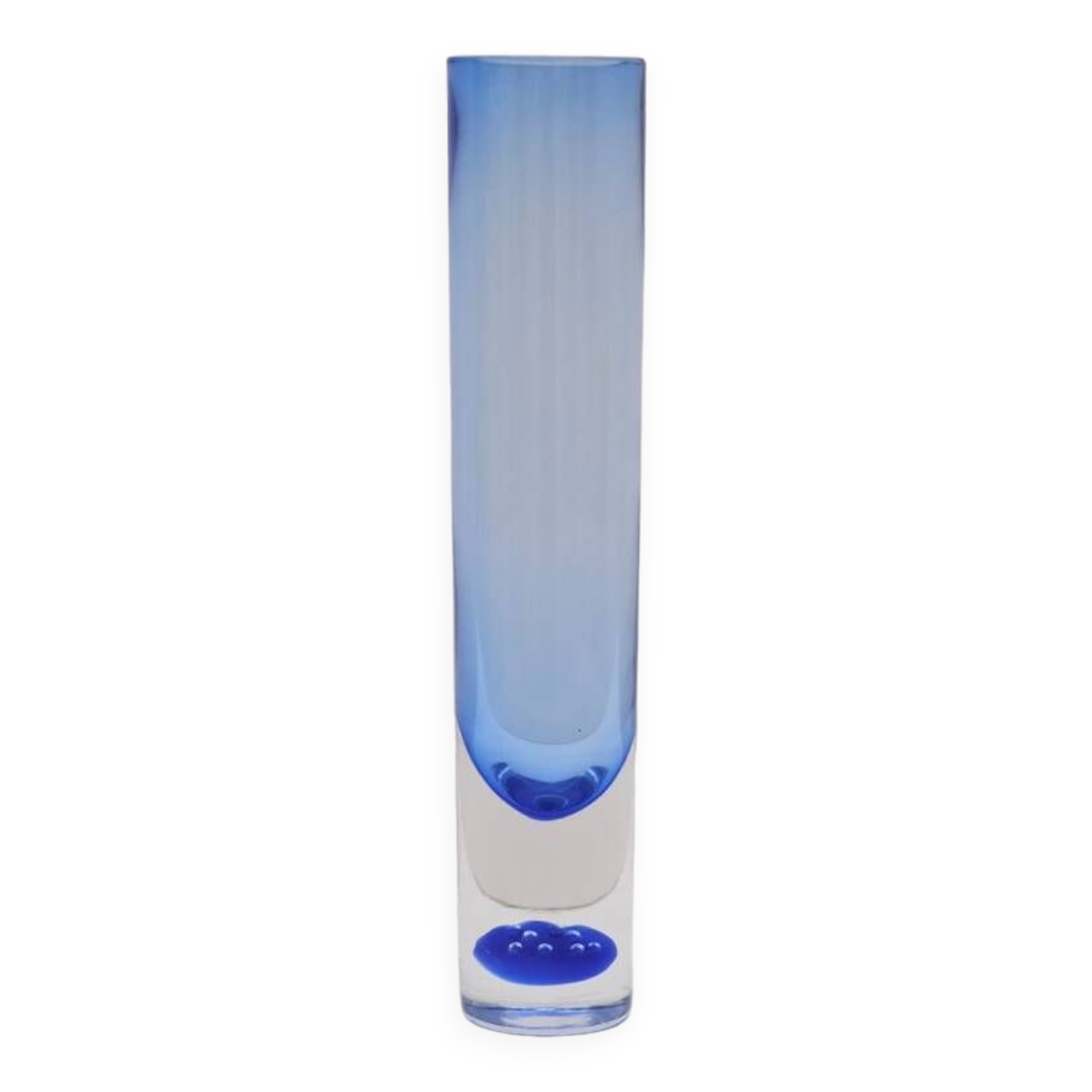 Vase tube en verre de MURANO,  1970