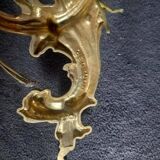 Paire d'appliques murales en bronze style louis xv