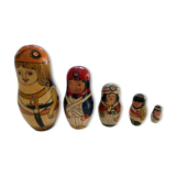 Nesting dolls bicentennial of the French Revolution