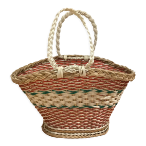 Panier en scoubidou