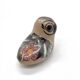 Vintage ceramic owl from Mexico, hand-painted bird.