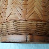 Wicker cache-pot