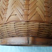 Wicker cache-pot