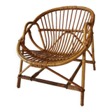 Rattan armchair