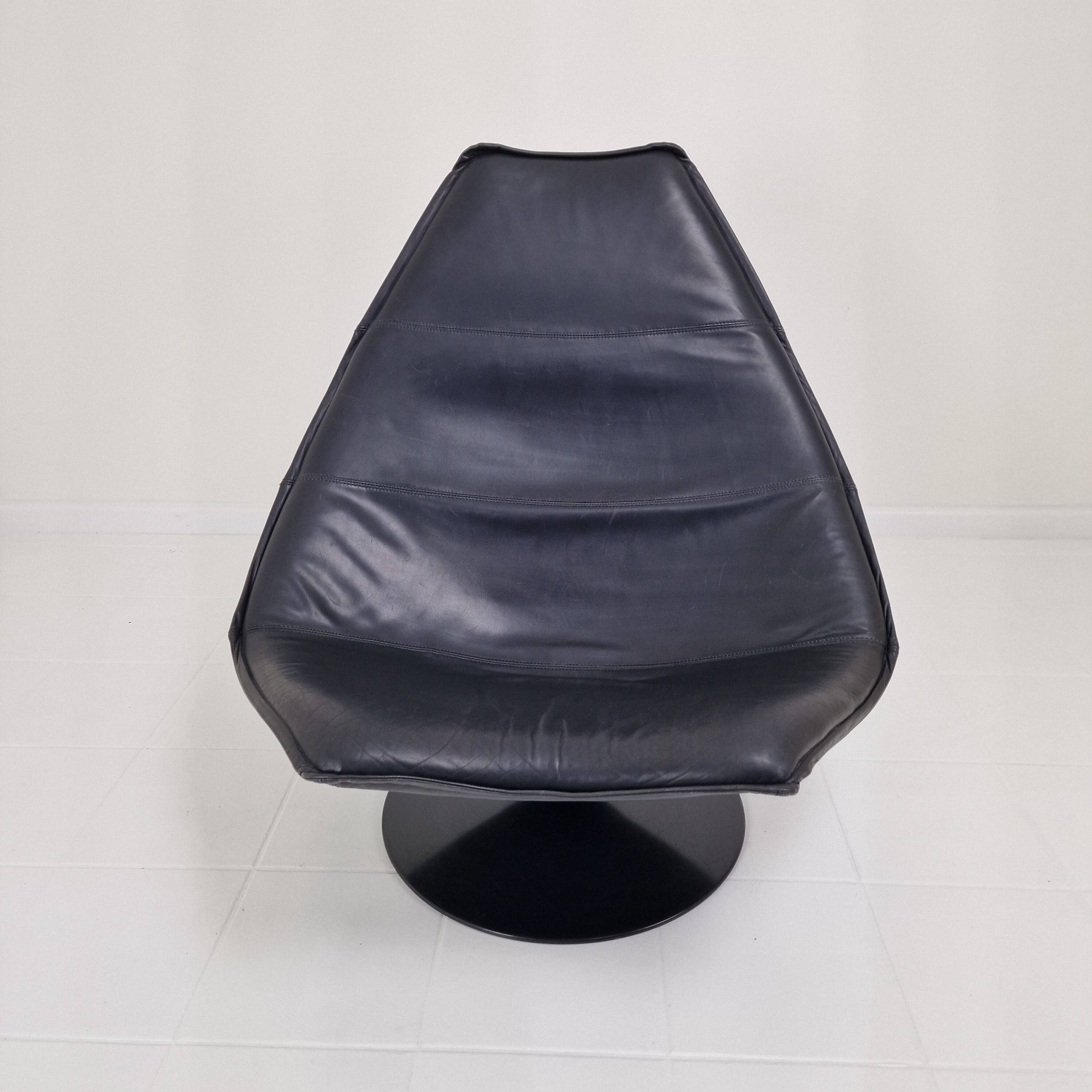 Set of 2 F585 Lounge Chairs by Geoffrey Harcourt for Artifort, 1990's