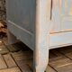 Armoire parisienne ancienne Luterma patine grise bleutée