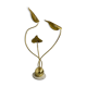 Rhubarb leaf floor lamp brass design Tomaso Barbi Italy an70