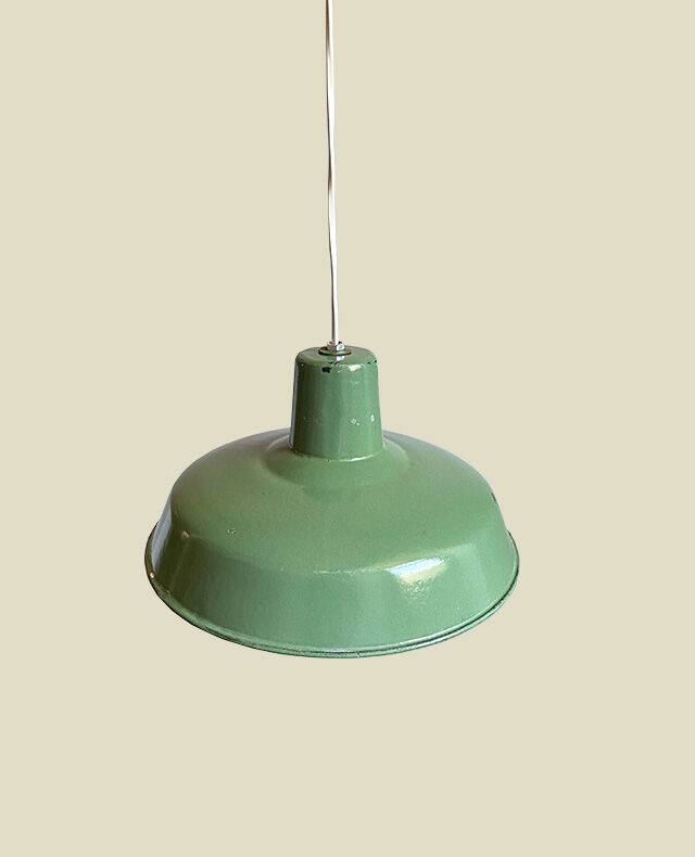Industrial hanging khaki metal