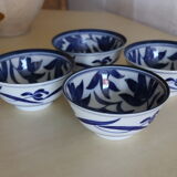 4 vintage asian bowls