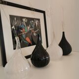 Murano glass vase, Salviati model Drops