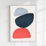 2 abstract art prints. A2 (42x59.4cm)