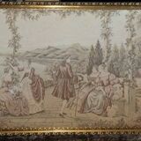 Large Aubusson Tapestry - 18th Century Gallant Scene - 200x10
