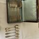 6 cutlery +6 small silver metal spoons