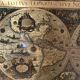 Golden old and new world map