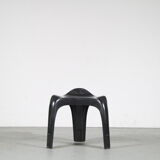 2000s Black “Casalino” stool by Alexander Begge for Casala, Germany