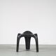 Tabouret noir « Casalino » des années 2000 par Alexander Begge pour Casala, Allemagne