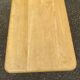 Small Scandinavian folding side table in solid wood.