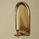 Single mid-century Swedish brass sconce