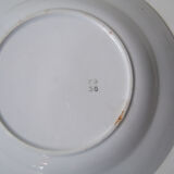 Set de 3 assiettes creuses faience Badonviller