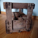 Bottles in wooden box