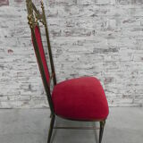 Hollywood Regency style chair, Chiavari