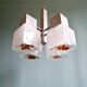 Mazzega cubic chandelier, Space Age style, 70s