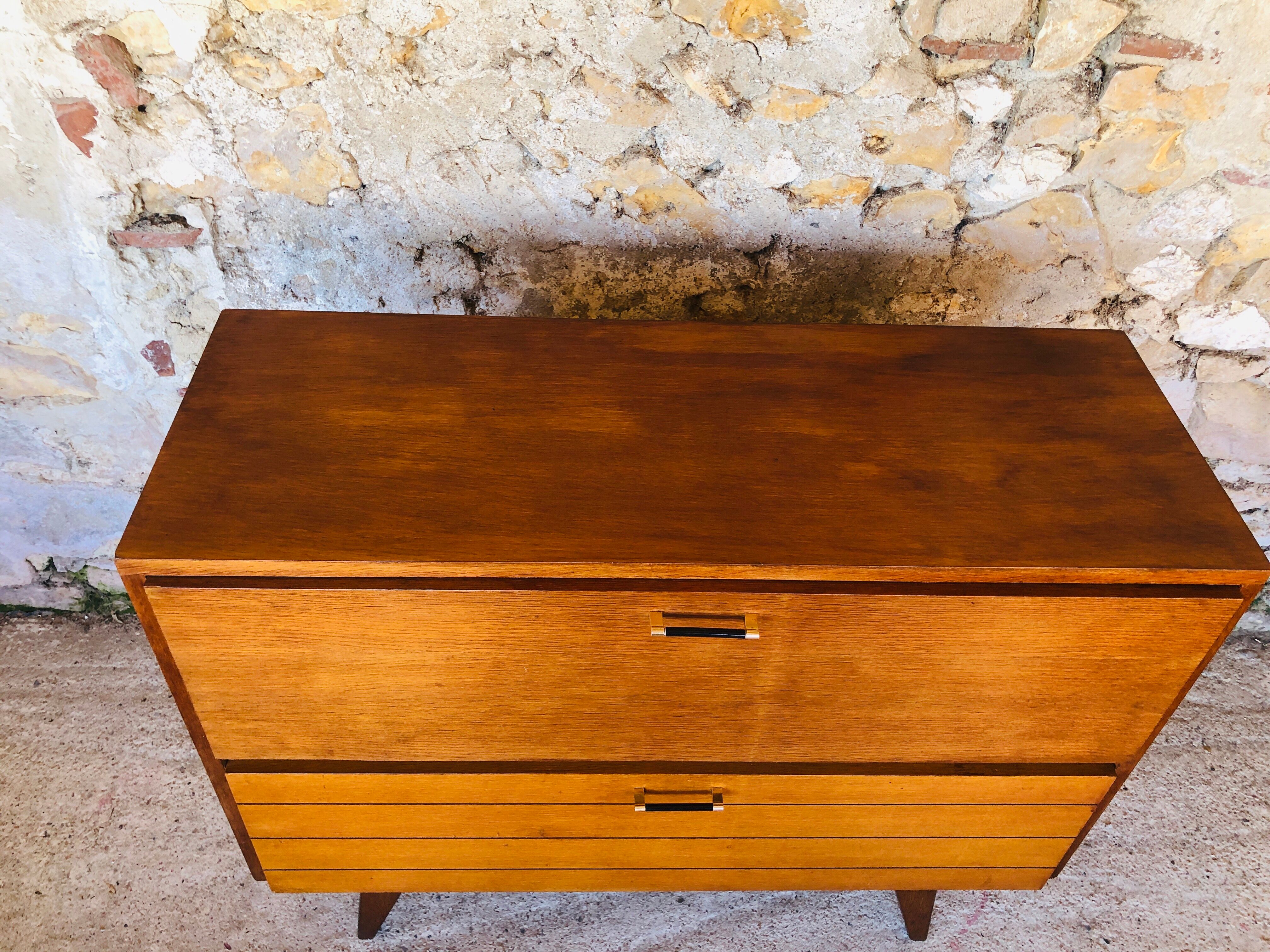 Storage furniture, double compartments, 50s/60s