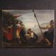 Antique Italian painting Moses saved from the waters from the 18th century