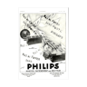 Vintage poster 30s Radio TSF Philips