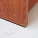 Vintage shoe cabinet teak veneer