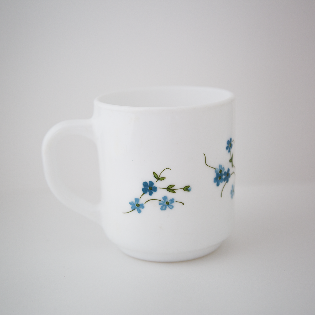 2 mug arcopal Veronica myosotis decoration