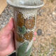 Small cylindrical stoneware vase – Jean-Claude Monange (1970s)