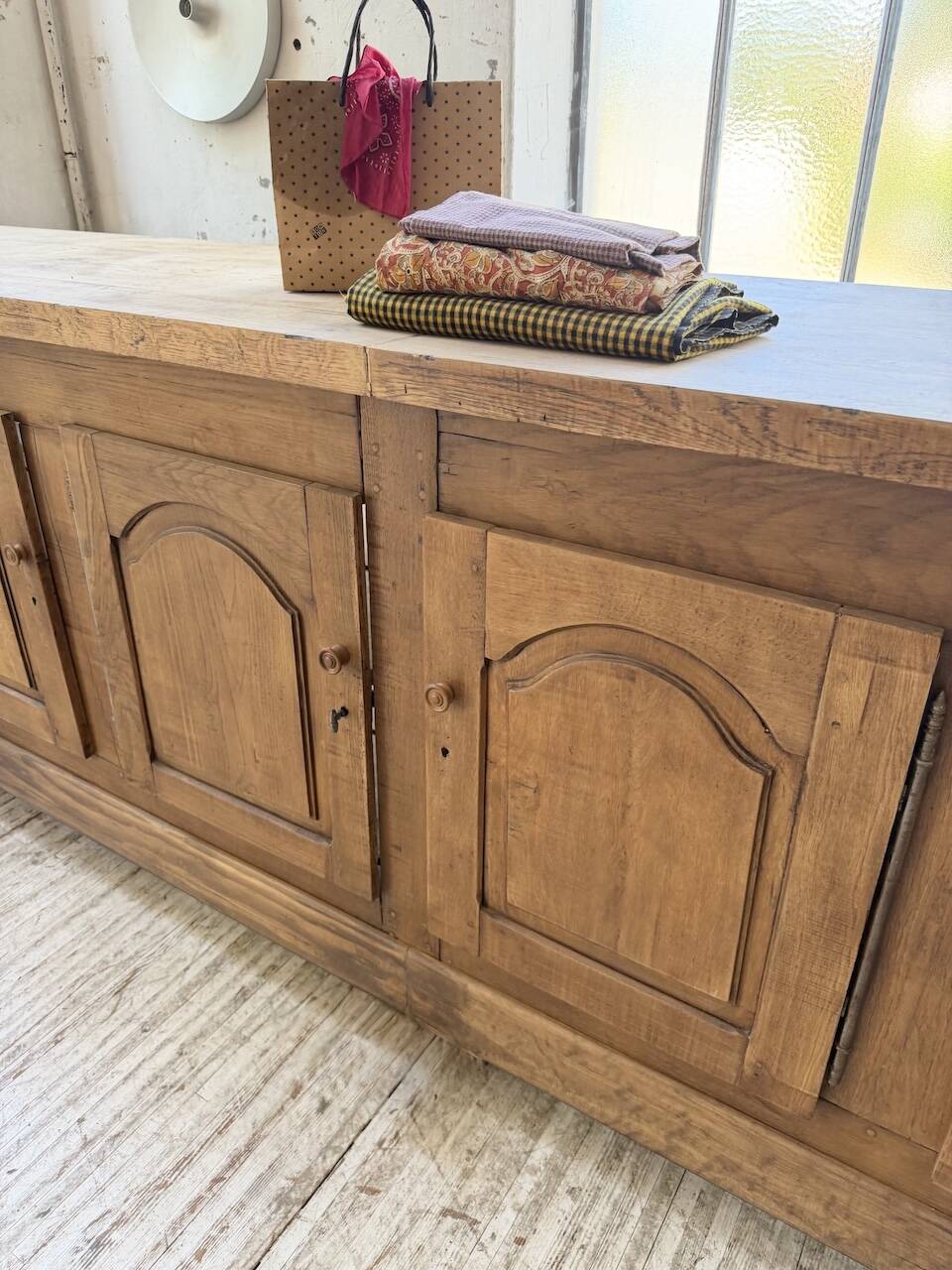 Rustic sideboard XXL 4m solid oak 1950