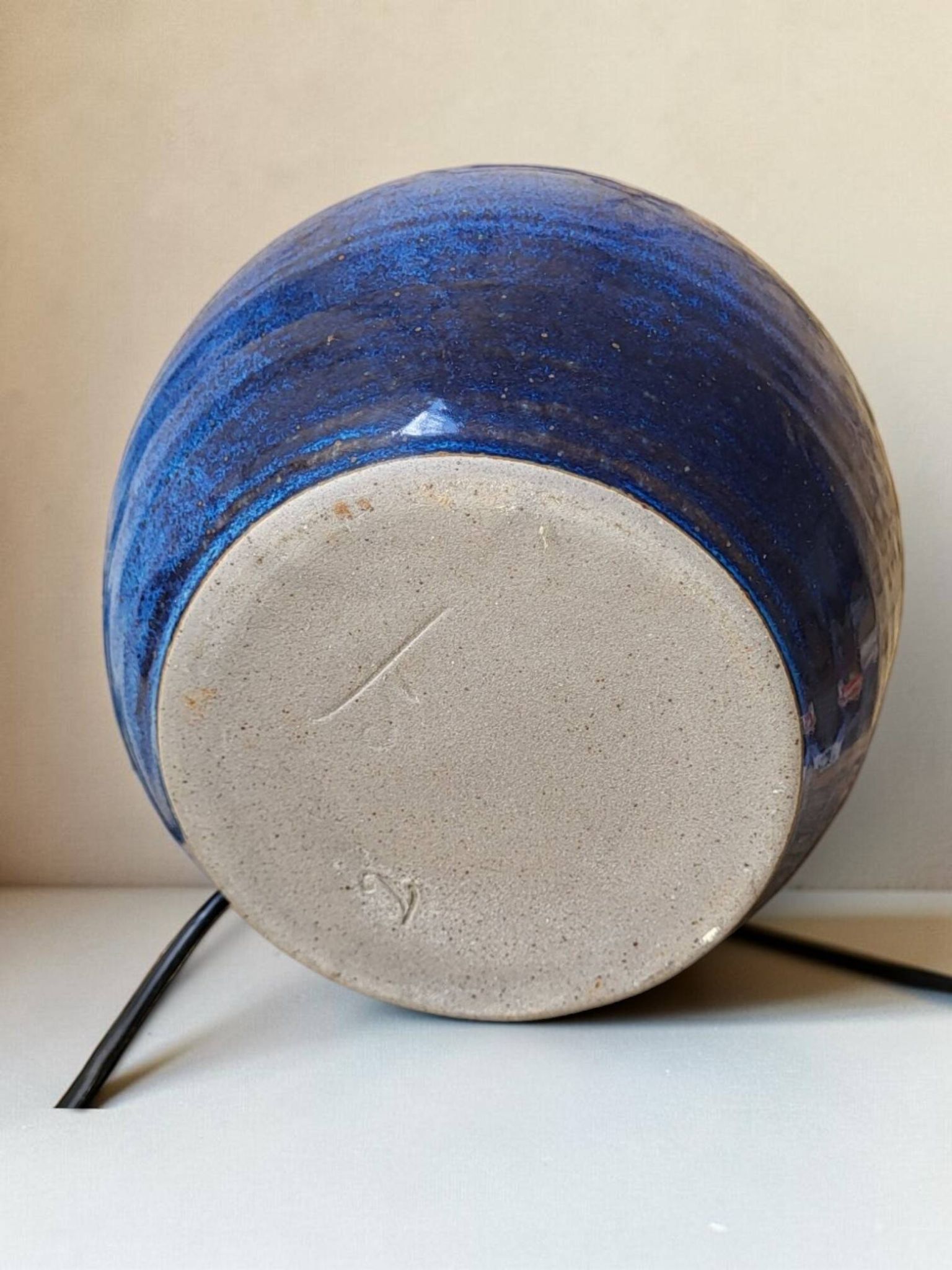 Lampe en grès Hurtault, Puisaye
