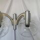 5-branched chandelier by Sciolari, Italy, space age, 1970
